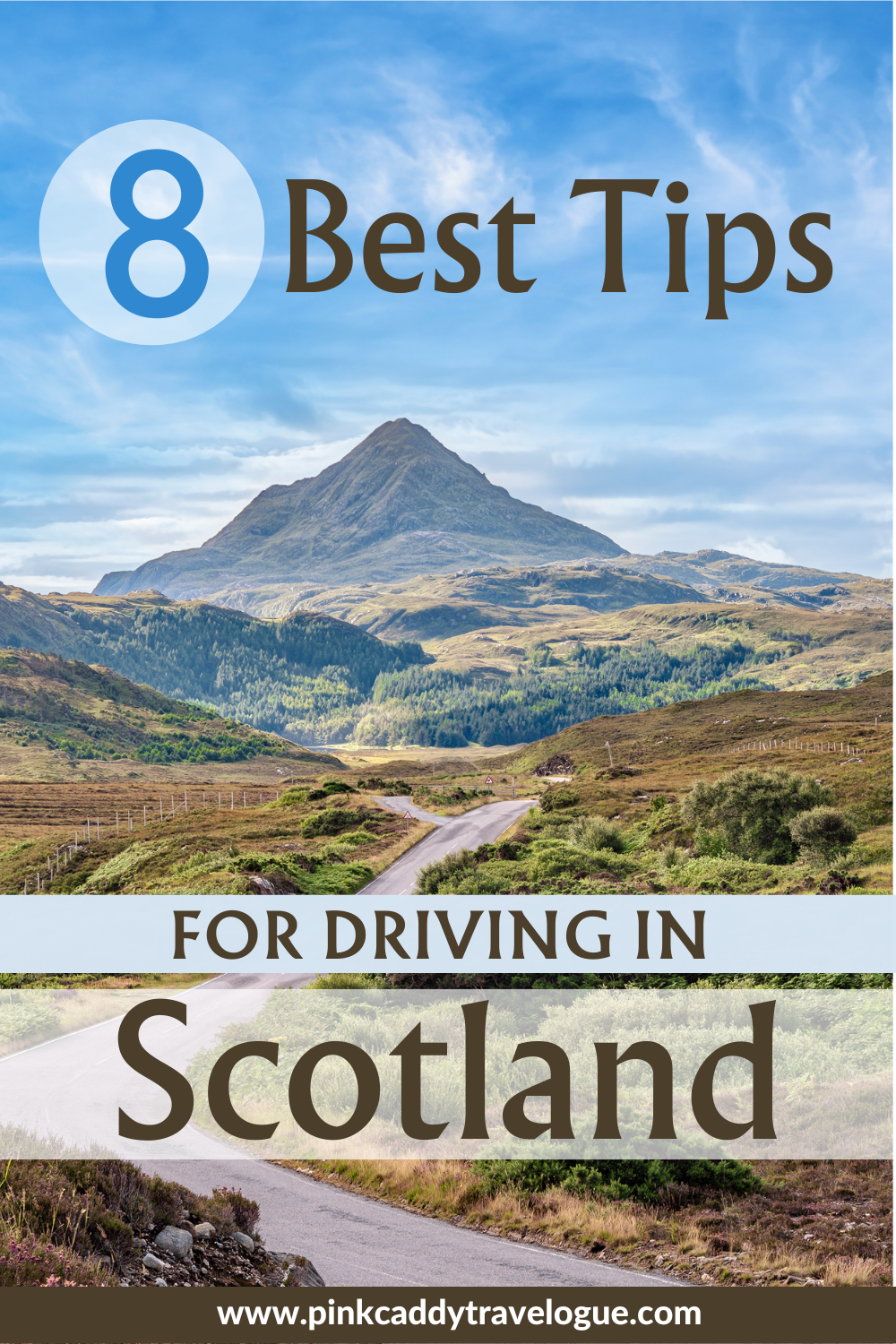 Planning a Scottish road trip? Nervous about driving on the left side of the road? Here are 8 helpful tips you need to know about driving in Scotland! #scotland #uktravel #roadtrip