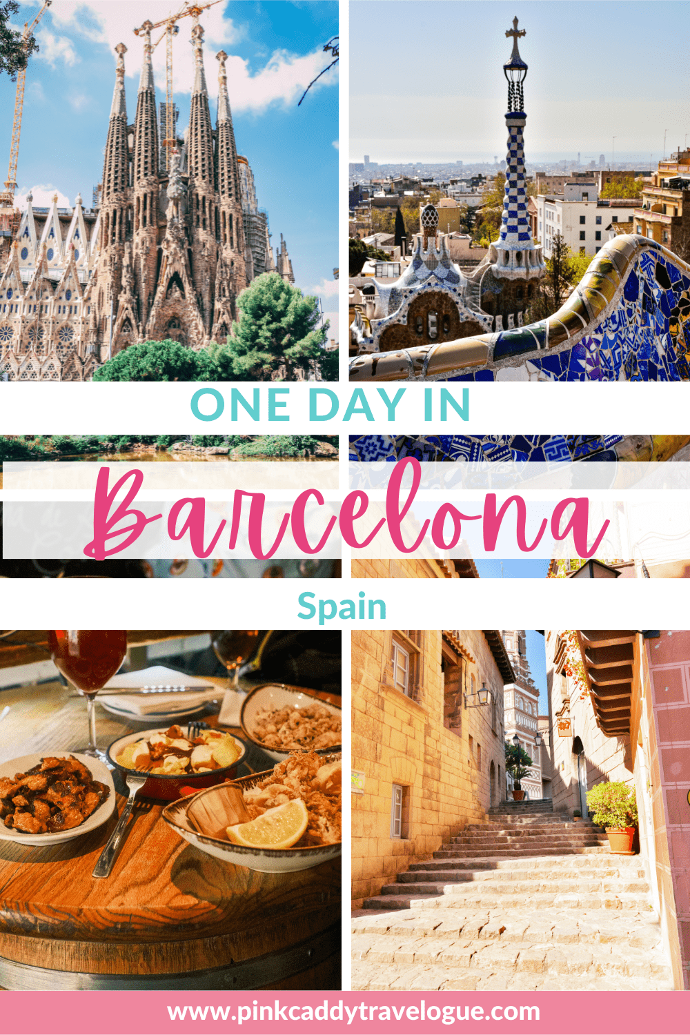 Planning a trip to Spain's Catalonia region? Here's the one day in Barcelona itinerary that you need to see all of the highlights in a short amount of time! #spain #barcelona #lasagradafamilia