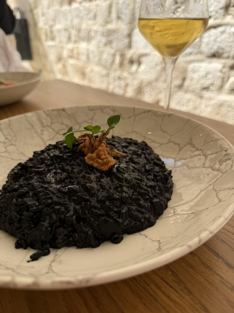 black risotto in Dubrovnik